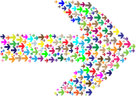 Colorful Arrows Fractal