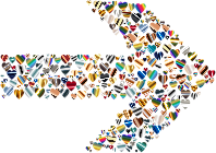 Psychedelic Hearts Arrow 2