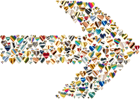 Psychedelic Hearts Arrow 2 Variation 2