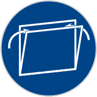 Gebotszeichen Lüftung