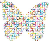 Chaotic Colorful Butterfly Fractal 2