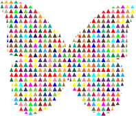 Colorful Triangles Butterfly
