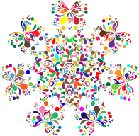 Colorful Floral Spatter