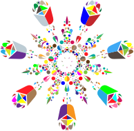 Colorful Floral Spatter 5