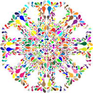Colorful Floral Spatter 8
