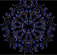 Prismatic Floral Design 12