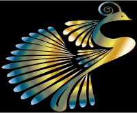 Colorful Stylized Peacock 18