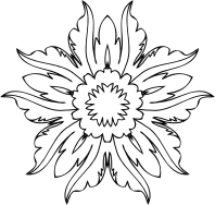 Flower Line Art