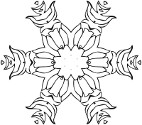 Flower Line Art 3