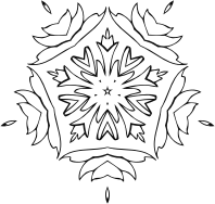 Flower Line Art 4