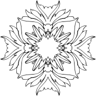 Flower Line Art 5