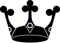 Simple crown silhouette
