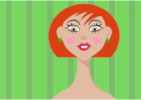 Red Haired Woman Portrait