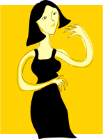 Modern Art Woman