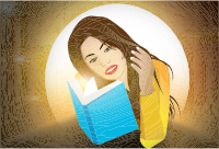 Female Reading Book