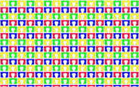 Colorful Curtains Seamless Pattern