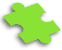 Puzzle Piece Green