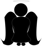 Angel silhouette