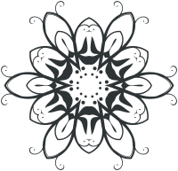 Silhouette Flourish Design 4