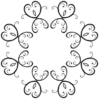 Silhouette Flourish Design 12