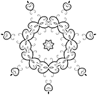Silhouette Flourish Design 13