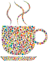 Colorful Coffee Circles 4