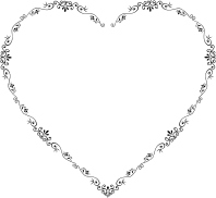 Decorative Flourish Heart 2