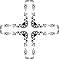 Decorative Vintage Style Cross
