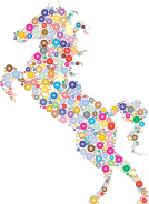 Colorful Circles Stallion 2
