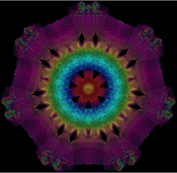 Colorful Geometric Line Art 4