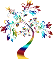 Colorful Floral Tree 3