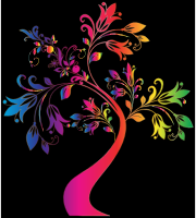Colorful Floral Tree 8