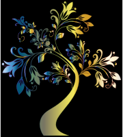 Colorful Floral Tree 9