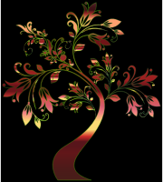 Colorful Floral Tree 12
