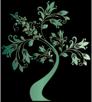 Colorful Floral Tree 16