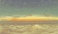 Twilight at sea