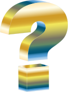 Harmonic Rainbow 3D Question Mark