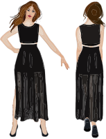 Front And Back View Woman 2nd Attempt
