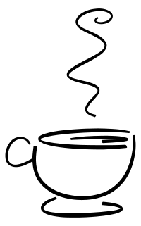 Cup Of Hot Beverage Line Art