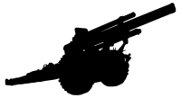 Artillery Gun Silhouette