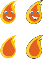 Anthropomorphic Flame