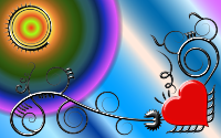 Heart Flourish Background