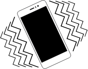 Vibrating smartphone