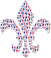 Heart France Fleur De Lis