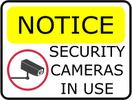 Security Camera Sign