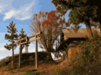 Torii and shrine 02