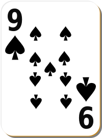 White deck: 9 of spades