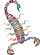 Colorful Abstract Tribal Scorpion