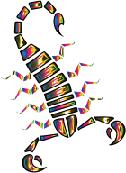 Colorful Abstract Tribal Scorpion 7