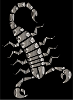 Colorful Abstract Tribal Scorpion 16